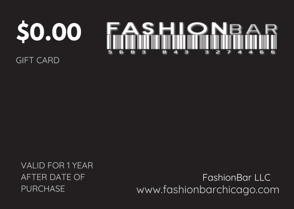 FashionBar Gift Card